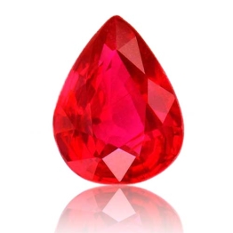 Ruby,Pear 1.51-Carat