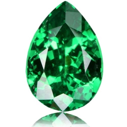 Tsavorite,Pear 1.08-Carat