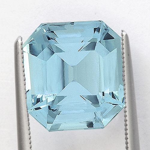 Aquamarine Emerald Cut 5.26 Carat - Rare Gemstone Company