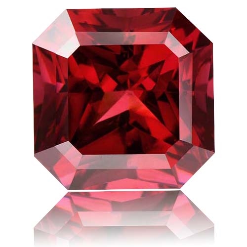 Rhodolite Garnet,Asscher 11.72-Carat