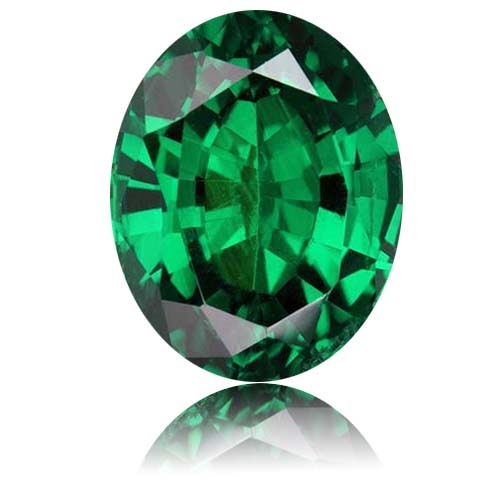 Tsavorite,Oval 3.34-Carat