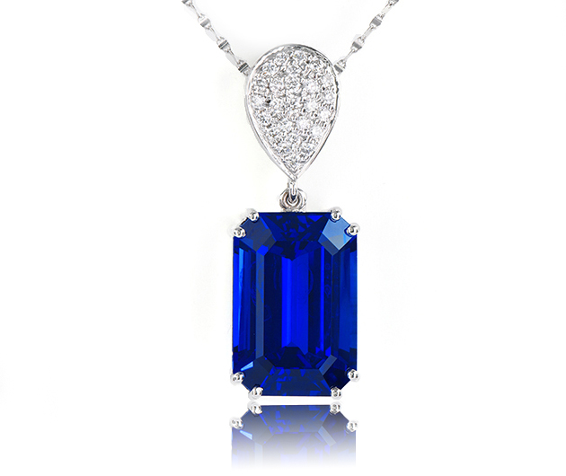 emerald-cut-tanzanite-pendant-with-pavé-set-diamond-bail-lstp152 emerald-cut-tanzanite-pendant-with-pavé-set-diamond-bail-lstp152